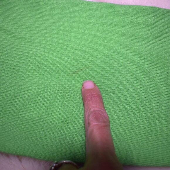 Lauren Ralph Lauren Glow Green Cardigan Sweater Size Large - Picture 8 of 8